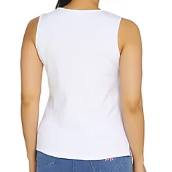 Quacker Factory Butterfly Printed Knit Hoody & Top - Picture 4 of 5